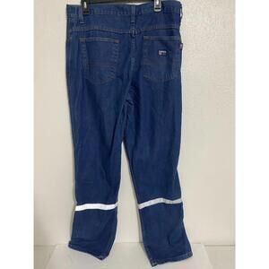Lapco Men's FR Jeans 36x32 Straight Blue Flame Resistant Workwear New No Tag